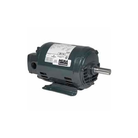 U.S. Motors 2 hp HP, 145T Frame, 208-230/460V; 190/380V Voltage, 1745 / 1420 RPM Nameplate RPM D2P2D